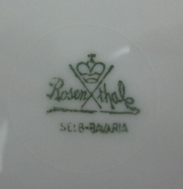 Venta vajilla Rosenthal principio de siglo XX. Impecable