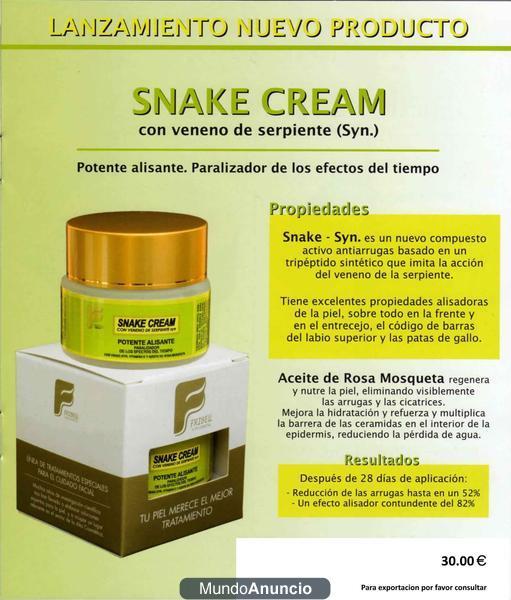 NUEVA CREMA REJUVENECIMIENTO SNAKE CREAM