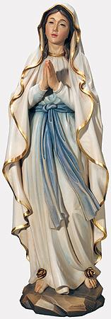 Talla de madera de Nuestra Señora la Virgen de Lourdes