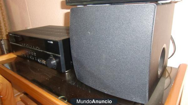 YAMAHA RX-V367 ( av reciver , ampli tuner audio video ) HOME CINEMA SYSTEM ( 5 Speakers ) . SE VENDE .