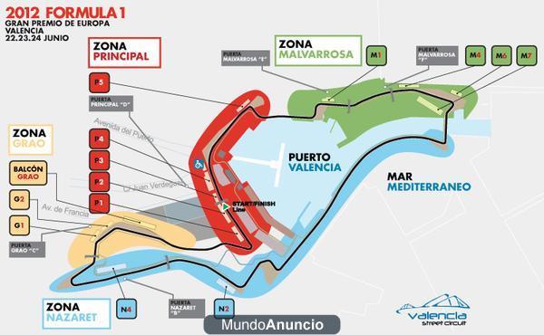 ENTRADAS FORMULA 1 VALENCIA 2012