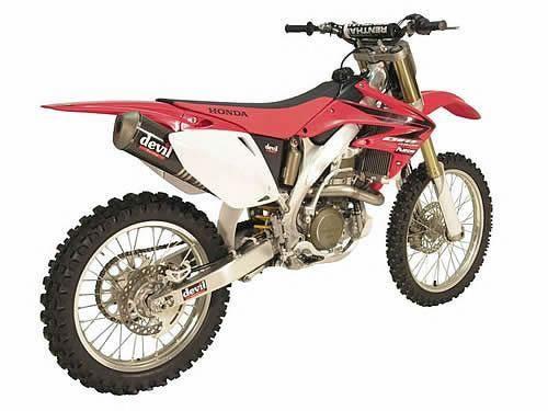 ESCAPE DEVIL SPRINTER CARBONO LINEA COMPLETA HONDA 450 CR-F 2008