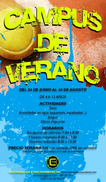 Campus de tenis de verano