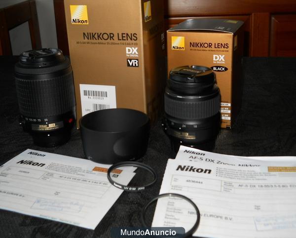 objetivos nikon originales nuevos