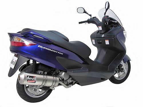 REF. 52105 ESCAPE DEVIL RUNNER INOX SUZUKI 125 BURGMAN 2007-