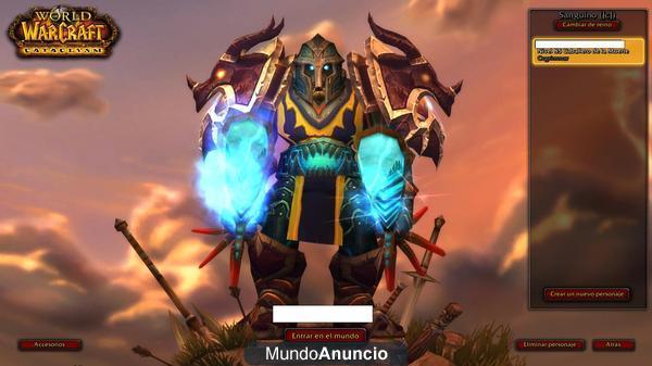 Vendo Cuenta WoW 4 85s DK MAGE LOCK PALA