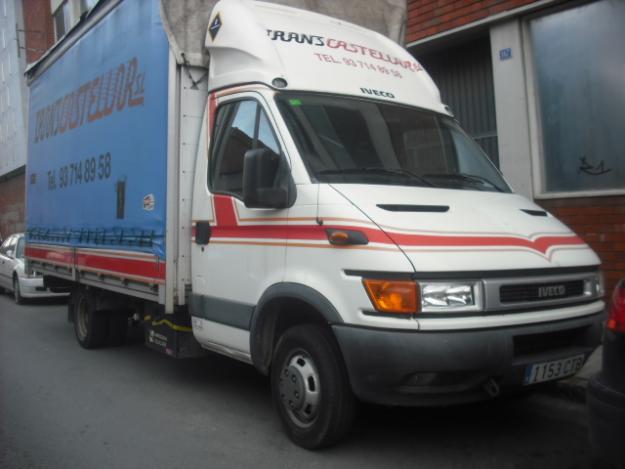 camion iveco 35c12 año 2004 €9800 caja con lona puertas de mundansa o frutero listo