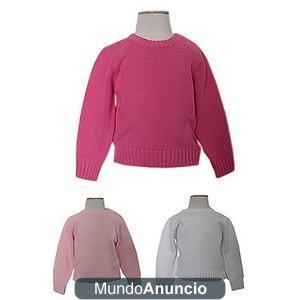 Nueva colección de jerseys para niña de 4 a10 años, gran variedad de colores, tejidos y diseños. Tienda especializada pa