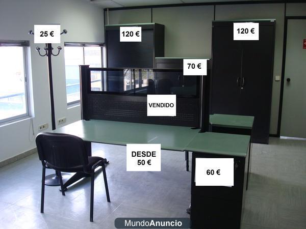 Se venden muebles de oficina