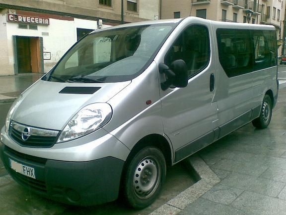 opel vivaro 1.9 cdti 100cv larga 9 plazas año 2007