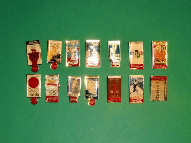 Vendo  Lote de 14 pins cocacola olimpiadas 92.