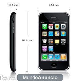 Iphone 3G 16GB Blanco, libre por tarjeta, con garantía y 3 Fundas