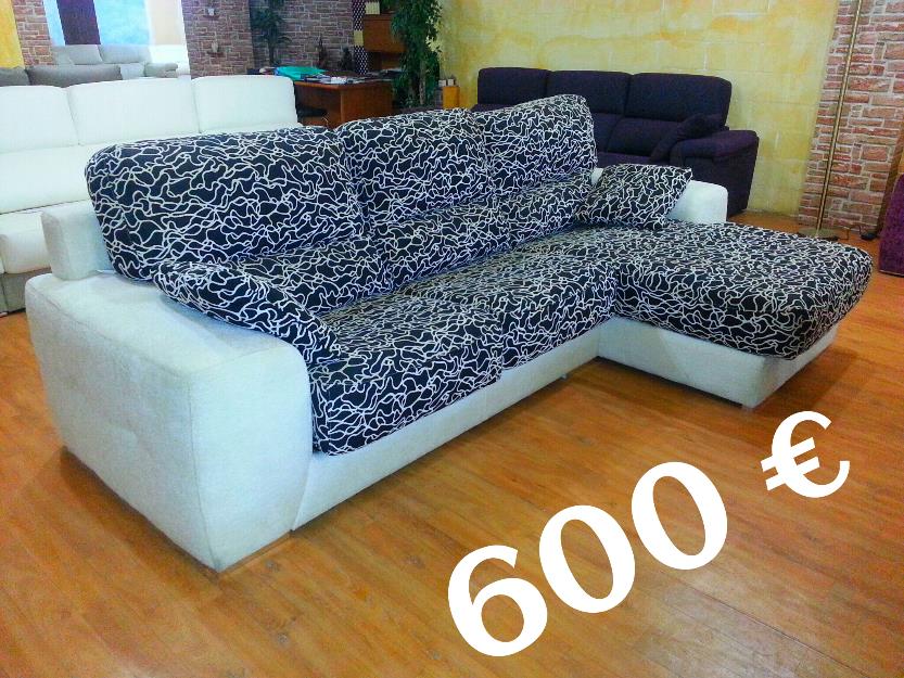 Sofa chaiselongue modelo bianco fabricante nacional a estrenar