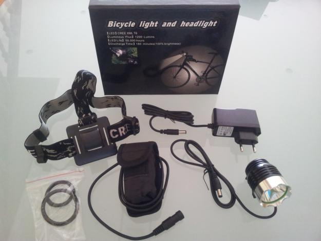 Linterna bici cree xml led t6 1200 lumens