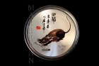 MONEDA PLATA HORÓSCOPO CHINO RATA QI BAISHI (40 mm) - mejor precio | unprecio.es