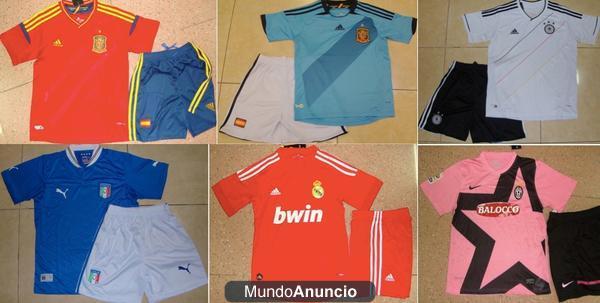 Pack 10 Camisetas España, Barcelona, Real Madrid, etc..