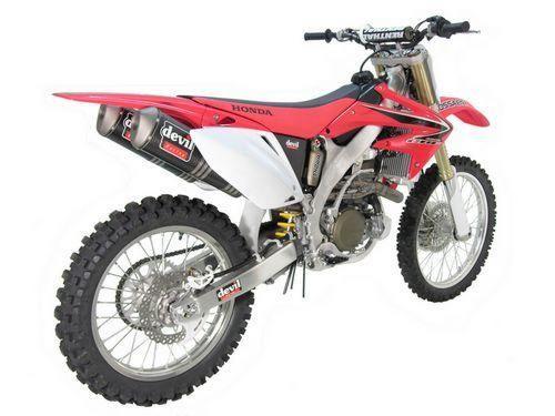 ESCAPE DEVIL SPRINTER DOBLE CARBONO LINEA COMPLETA HONDA 450 CR-F 2008