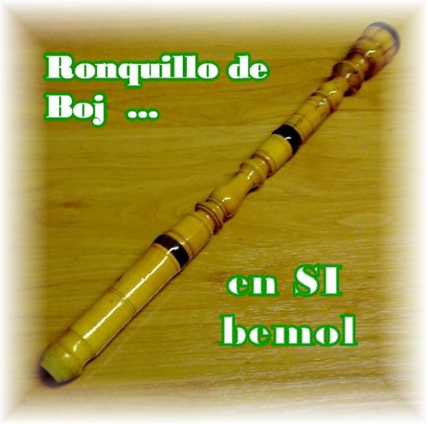 Vendo ronquillo de boj en si bemol para gaita