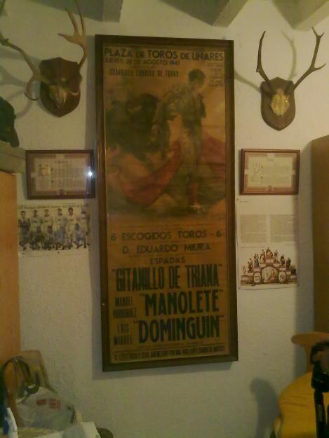 cartel de ultima corrida de manolete