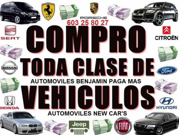 Compramos vehiculos de toda clase...... tasacion on-line al momento