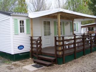 Mobilhome : 4/5 personas - piscina - vias plage  herault  languedoc-rosellon  francia