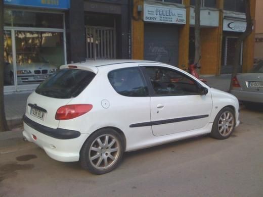 PEUGEOT 206 2.0 GTI 136cv  AÑO 07/2001 BLANCO!