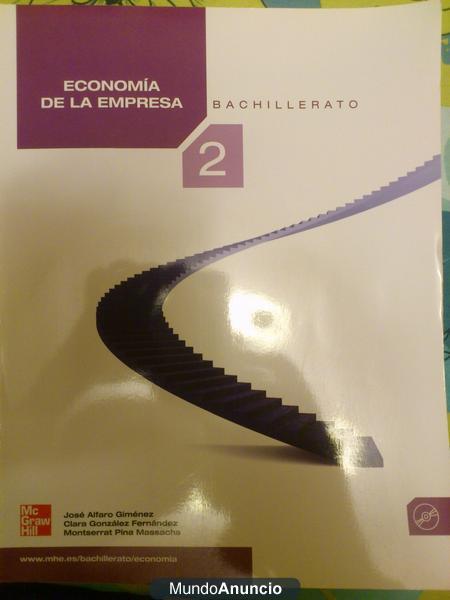 LIBRO TEXTO ECONOMÍA 2º BACHILLERATO