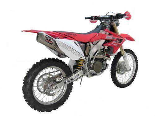 ESCAPE DEVIL 6 DAYS INOX GRENALLA LINEA COMPLETA HONDA 450-490 CRE-Xi 2007-08