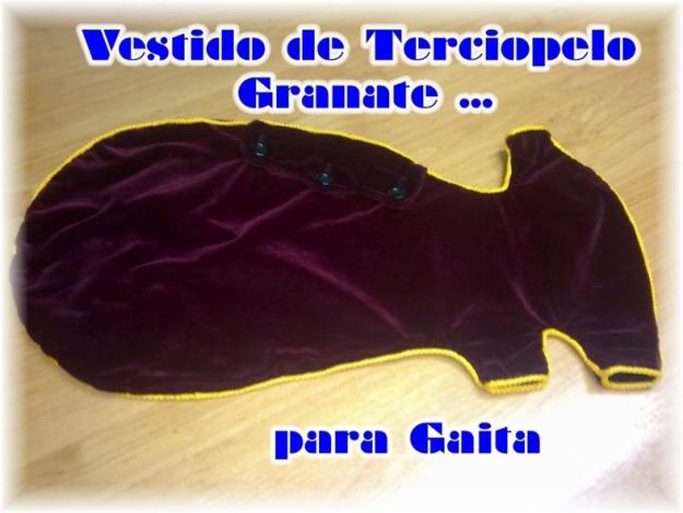 VENDO VESTIDO DE TERCIOPELO GRANATE PARA GAITA