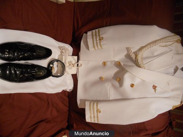 TRAJE comunion almirante blanco niÑo