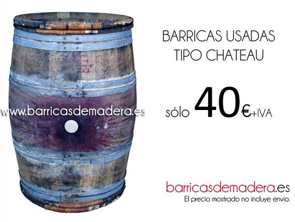 BARRICAS, TONELES, CUBAS BARRILES DE MADERA USADOS PARA DECORACIÓN