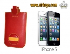 Funda para iPhone 5 piel bandera de España - mejor precio | unprecio.es