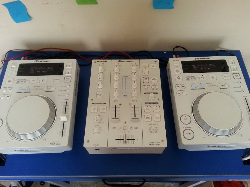 Cabina Pionner Blancas Cdj-350w Y Djm-350w