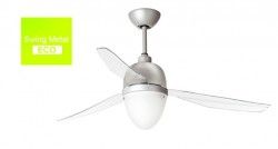 ItalExport Swing Metal Eco Ventilador con Luz 102cm - iLamparas.com