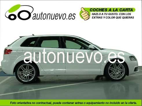 Audi A3 Sportback S Line Black Edition  1.4 Tfsi 125cv 6vel. Blanco Ibis, Negro ó rojo Brillante. Nuevo.Nacional.