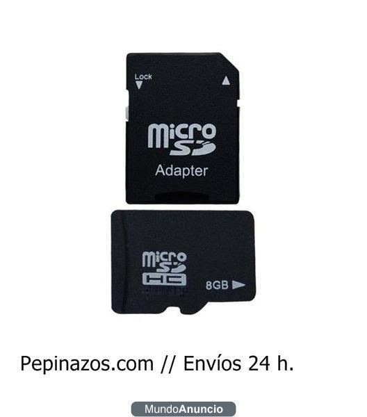 Memoria Micro SD de 8 GB