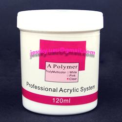 Uñas de porcelana, polvos acrílicos 120g (Rosa, Blanco, Clear)