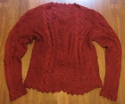 Chaqueta artesanal rojo burdeos para chica - mejor precio | unprecio.es