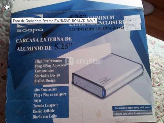 Grabadora externa rw/r.dvd-rom.cd-rw/r