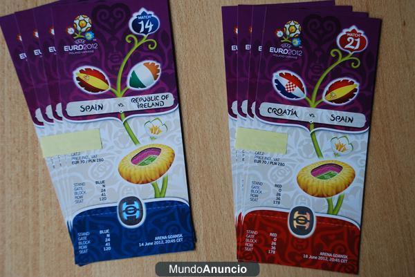 Euro 2012 Tickets Spain Ireland Croatia Gdansk with Accommodation Flat