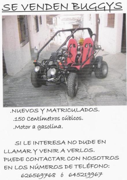 Vendo buggies 150 cc.cc Km.0 -a estrenar-