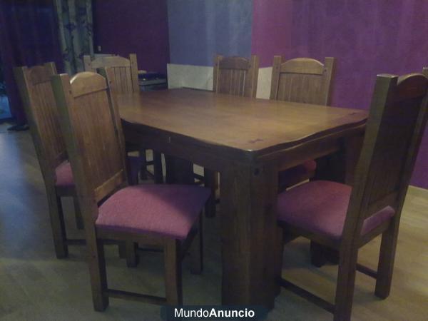 CONJUNTO DE MESA Y SILLAS