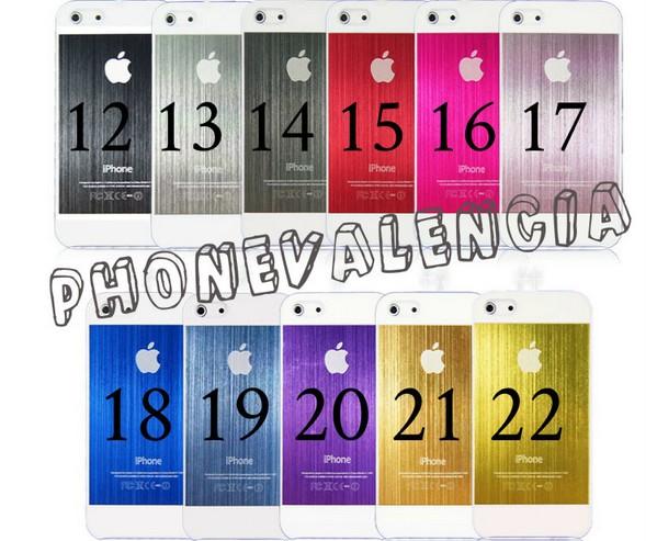 Funda carcasa apple iphone 5 5g 5th hybrid aluminio, mismo diseño!! bicolor !!