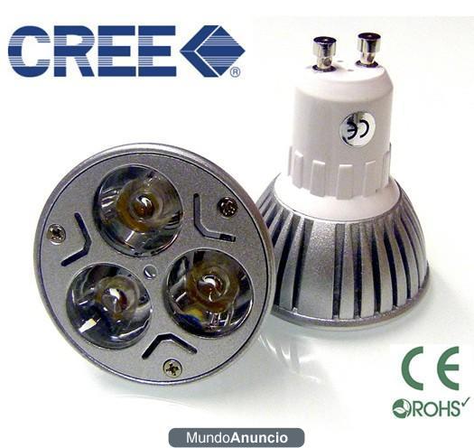 Bombilla led 6w CREE , gu10 , alta calidad regulable , bulb