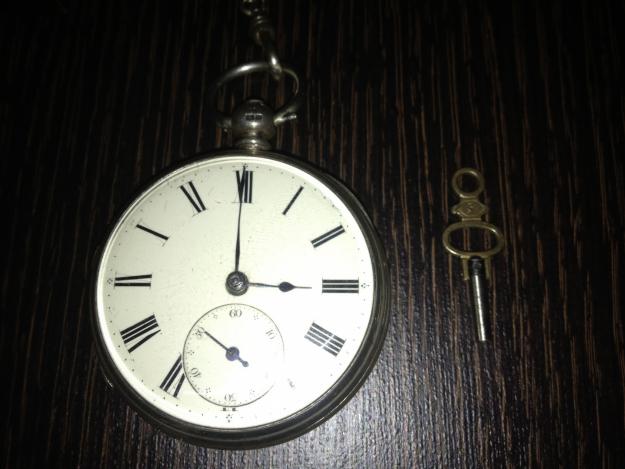 Reloj de Bolsillo Catalino Ingles de Plata, S.XIX