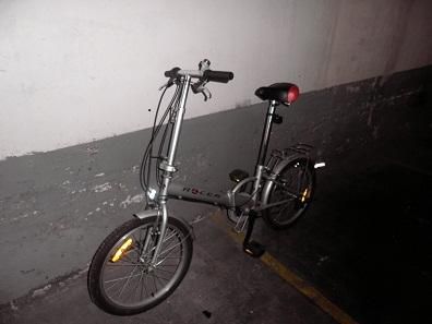 Bicicleta RACER plegable semi-nueva, 150 Euros