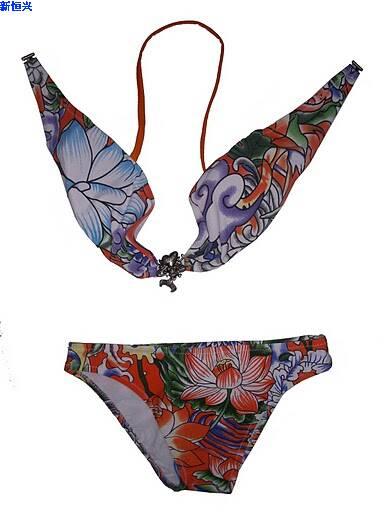 Super Sexy Tan monograma ed-hardy -como Bikini Medio NUEVO