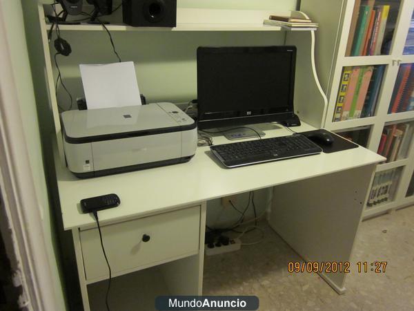 vendo mesa de trabajo o estudio y sillon giratorio