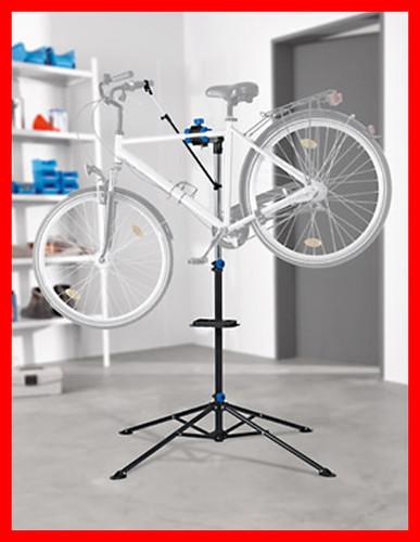 Soporte taller para bicicletas / arreglar, montar, reparar, rueda, tripode, bici