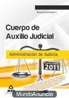 TEMARIO DE AUXILIO JUDICIAL Y TRAMITACIÓN PROCESAL